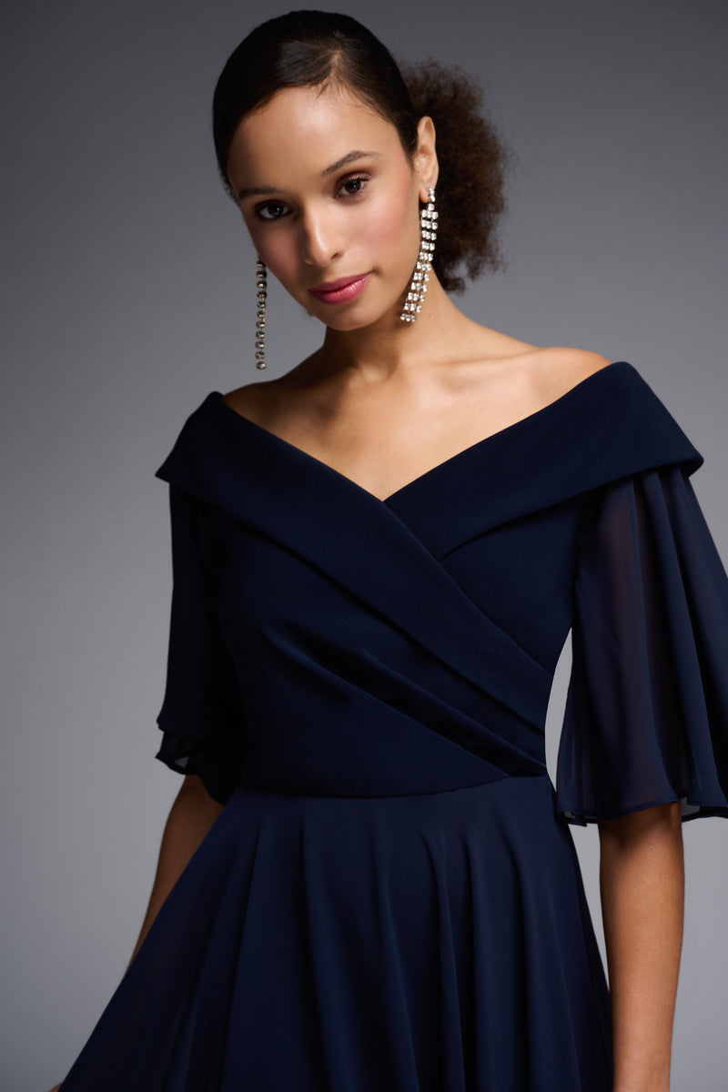 Joseph Ribkoff Midnight Blue Dress – Graif Clothing