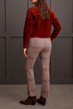 Tribal Pull-On Plaid Pants #1879O-3985