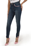 Slim Jeans with Zipper and Ankle Decorations, by Frank Lyman #226182U