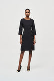 Twill trapeze dress, by Joseph Ribkoff #243005