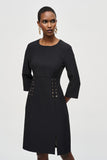 Twill trapeze dress, by Joseph Ribkoff #243005