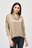 Satin cowl neck top, by Joseph Ribkoff #243189