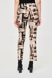 Slim-fit pull-on pants in Millennium with abstract print, by Joseph Ribkoff #243304