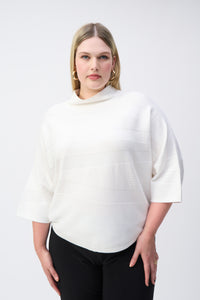 Boxy Knit High Neck Top, By Joseph Ribkoff #243953