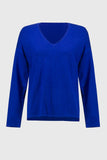 Open-knit V-neck sweater by Joseph Ribkoff #244923