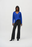 Open-knit V-neck sweater by Joseph Ribkoff #244923