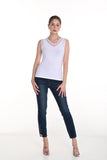 Slim Jeans with Zipper and Ankle Decorations, by Frank Lyman #226182U