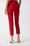 Textured Jacquard Pull-On Cropped Pants by Joseph Ribkoff #251256