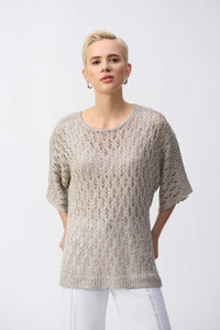 Sequin Lace Sweater Knit by Joseph Ribkoff #251928