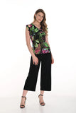 3/4 Wide Leg Knit Pants by Frank Lyman #256012