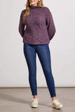 Oversized Turtleneck Sweater with Twist Front by Tribal #5583O-4846-0112