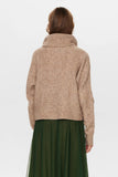 Oversized Turtleneck Sweater "Do Not Disturb" by EFG #704767