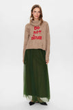 Oversized Turtleneck Sweater "Do Not Disturb" by EFG #704767