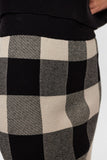 Plaid Mid-Thigh Skirt by EFT #704841