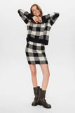 Plaid Mid-Thigh Skirt by EFT #704841