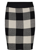 Plaid Mid-Thigh Skirt by EFT #704841