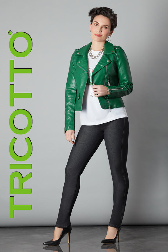 Green color jacket made by Tricotto # F-731